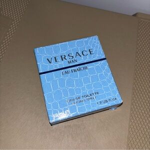 Versace Eau Fraîche in Vibrant Blue Packaging